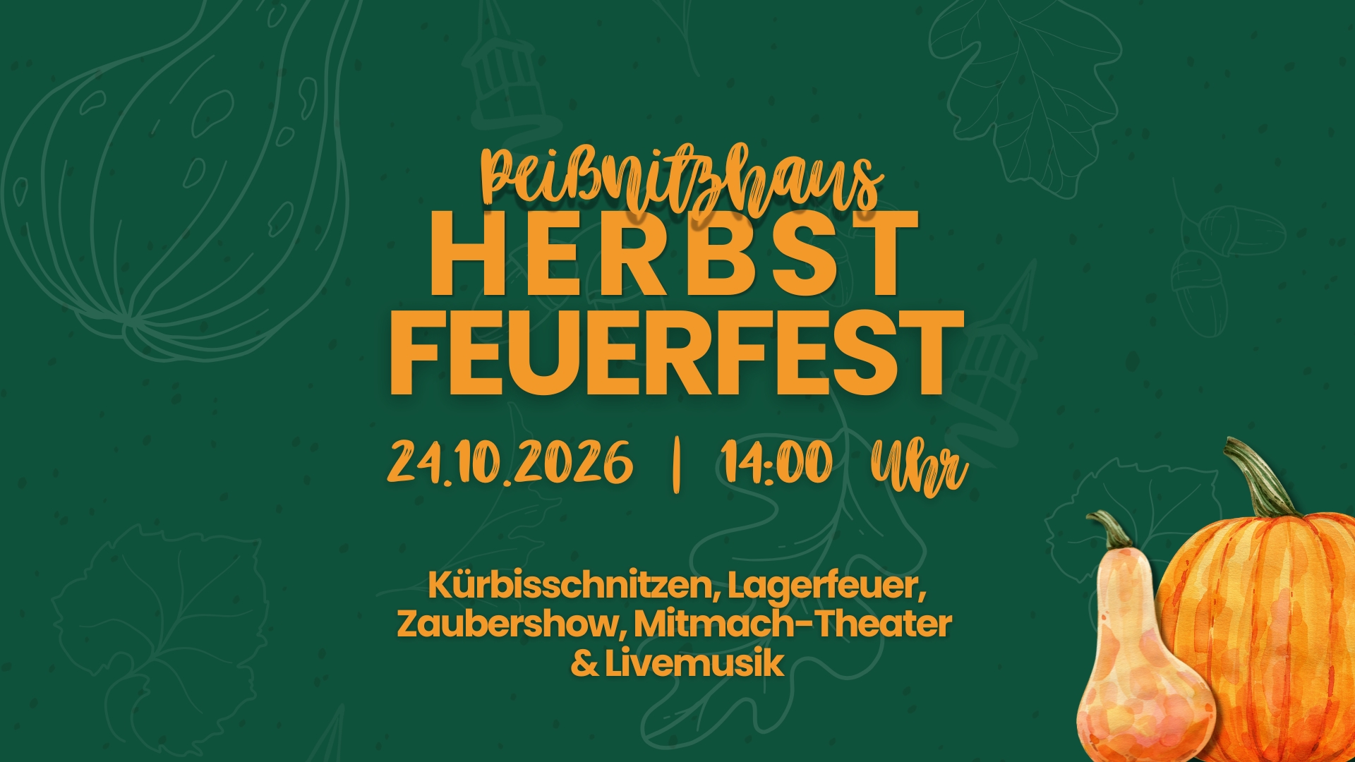 Herbstfeuerfest Banner